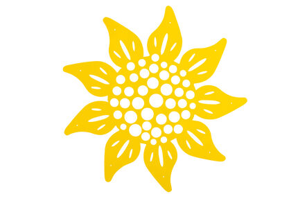 TTS Wonderful Wall Mounted Outdoor Weaving Frame Sunflower  hi\-res
