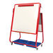 Mobile Magnetic Whiteboard Easel w\/ Storage  hi\-res