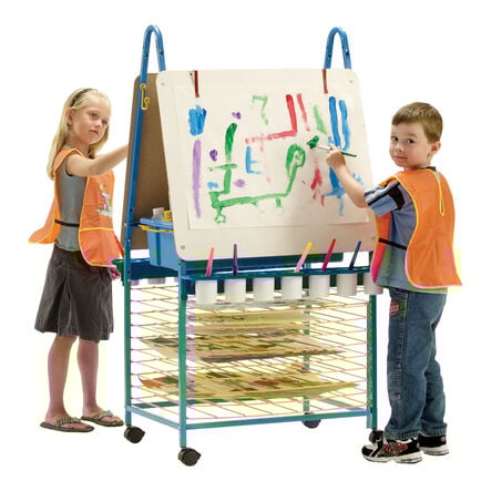 Double Sided Easel with Drying Rack  hi\-res