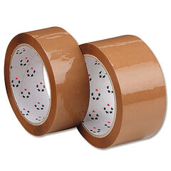 Brown Parcel Tape Rolls 50mm x 66m 6pk  hi-res