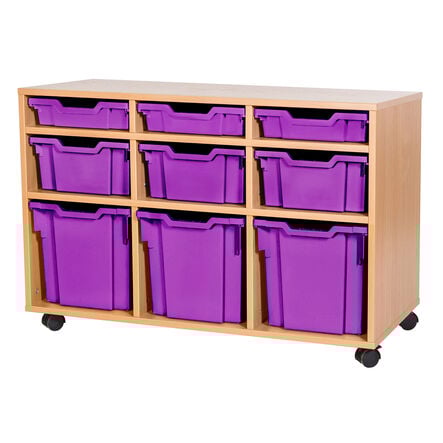 Mobile Triple Tray Unit Combination 9  hi\-res