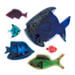 Squidgy Sparkle Fish 6pk  hi\-res