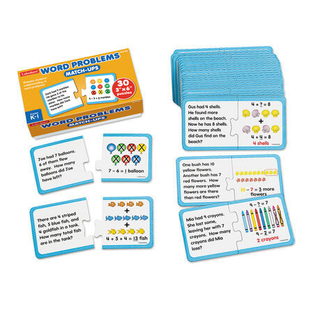 Word Problems Self Check Cards  hi\-res