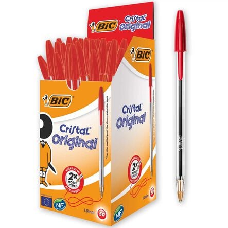 Bic Cristal Ballpoint Pens \- Medium Nib 50pk  hi\-res