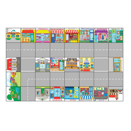 TTS Bee\-Bot® French Town Mat  hi\-res