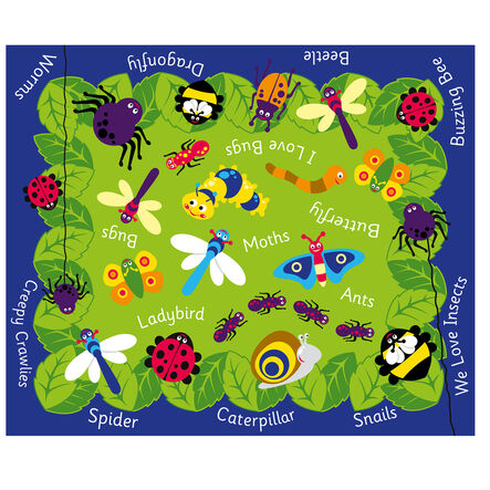 Back to Nature Minibeasts Indoor Rug  hi\-res