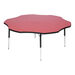 Tuf\-Top™ Height Adjustable Flower Shaped Table  hi\-res
