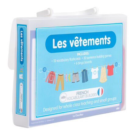 TTS French Clothing Vocabulary Builder Activity Cards  hi\-res