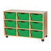 Mobile Triple Tray Storage Unit 9 Deep  hi\-res