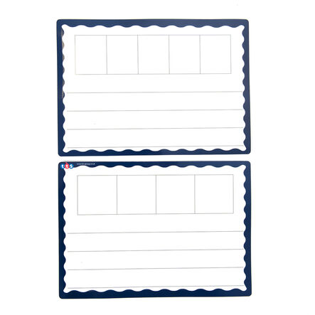 TTS A4 Magnetic Phoneme Frame Whiteboards 4\/5 Frames  hi\-res