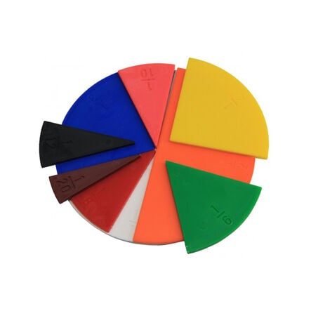RE\-Plastic® Fraction Set Round in 10 Colours 71pcs  hi\-res