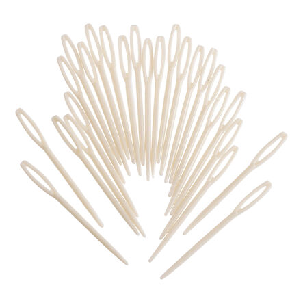 Children\'s Plastic Sewing Needles 25pk  hi\-res