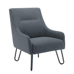 Pearl Reception Chair Grey Grey hi-res