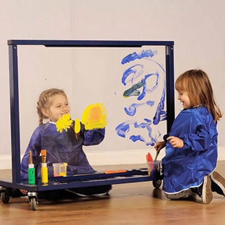 TTS Manoeuvrable Clear Acrylic Painting Easel  hi\-res