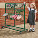 Green Double Sided Metal Wellie Rack Stand  hi\-res
