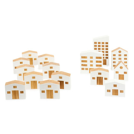 TTS Small World Wooden Tiny Town \x26 Houses Bundle  hi\-res