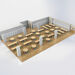 Rectangular 12 Seater Folding Table  hi\-res