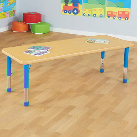 Copenhagen height adjustable rectangular eight\-seater table  hi\-res