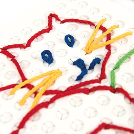 Fine Motor Pattern Threading Boards 4pk  hi\-res