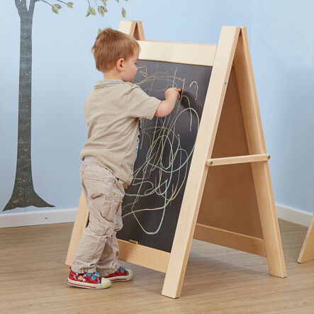 TTS Single Toddler Wooden Chalkboard Easel  hi\-res