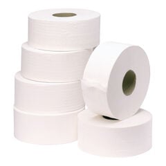 Jumbo Toilet Rolls 2 Ply Pack of 6  Jumbo Toilet Rolls 2 Ply Pack of 6  hi-res