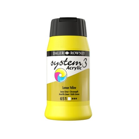 Daler\-Rowney System 3 Acrylic Paint 500ml  hi\-res