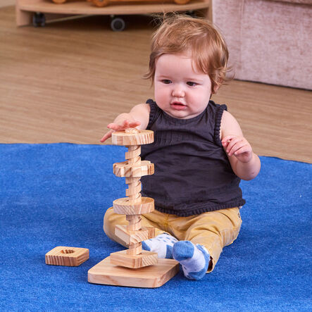 TTS Wooden Twist \x26 Turn Tower  hi\-res