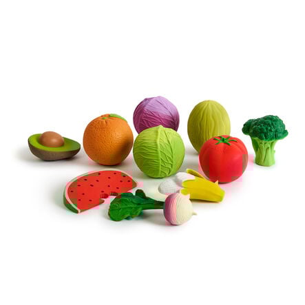 Natural Rubber Toddler Fruit and Veg Chewables  hi\-res