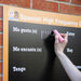 TTS Spanish High Frequency Word Chalkboard Sign  hi\-res