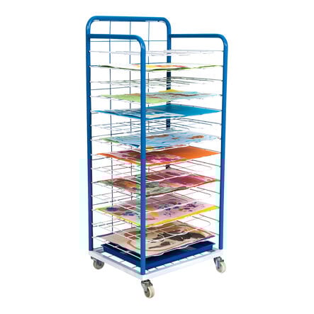 TTS A3 Fixed Shelf Mobile Drying Rack 15 Shelves  hi\-res