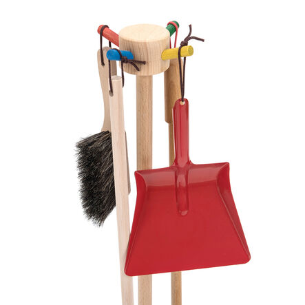 Role Play Wooden Cleaning Set with Stand  hi\-res