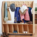 Double\-sided Mobile Cloakroom Trolley  hi\-res