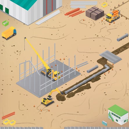 TTS Rugged Robot Construction Site Mat  hi\-res