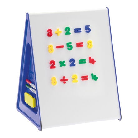Wedge Tabletop Magnetic Portable Whiteboard  hi\-res