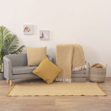 Eco Friendly Diamond Rug Gold 800 x 1500mm Gold hi\-res