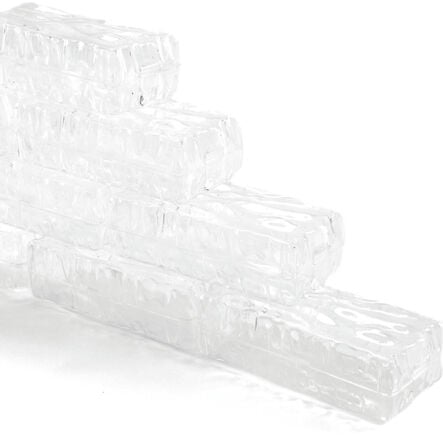 TTS Glacier Effect Clear Plastic Ice Bricks  hi\-res
