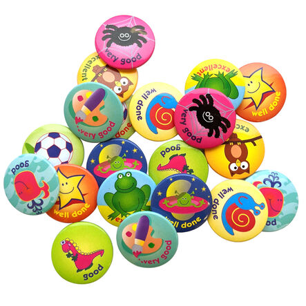 Mixed Praise Badges 20pk  hi\-res