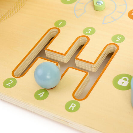 Baby \x26 Toddler Wooden Safari Busy Board  hi\-res