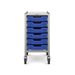 Gratnells Low Shallow Tray Storage Trolley  hi\-res