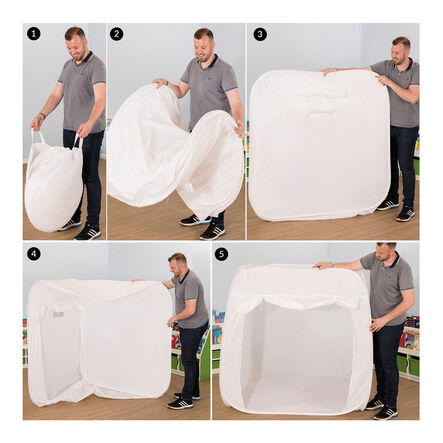 TTS Pop\-Up Sensory Space White White hi\-res
