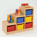 Wooden Tiered Tray Storage Unit  hi\-res