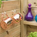 TTS Outdoor Wooden Corner Kitchen Unit H110 x W180 x D180cm  hi\-res