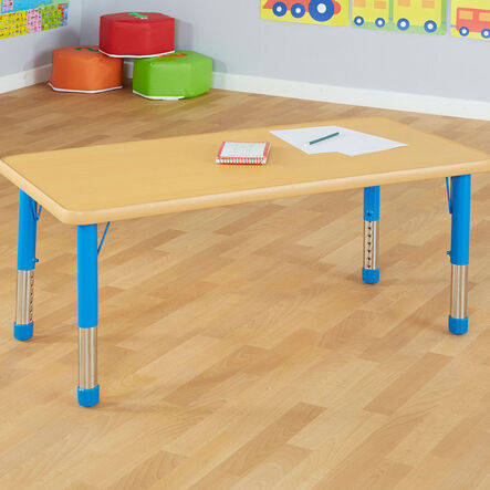 Copenhagen height adjustable rectangular six\-seater table  hi\-res