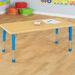 Copenhagen height adjustable rectangular six\-seater table  hi\-res