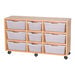 Assorted Cubby Tray Storage: 3 Tier with 9 Trays  hi\-res