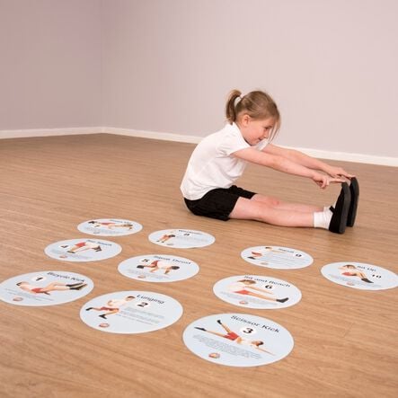 TTS Fitness Sequence Floor Spot Markers 10pk  hi\-res