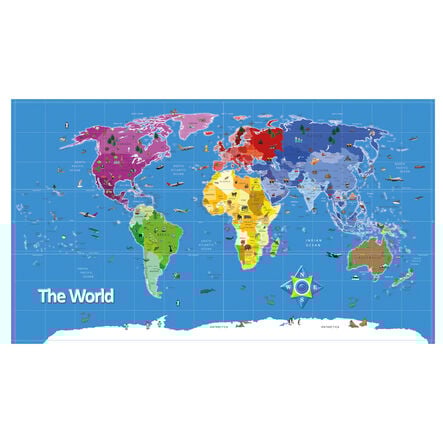TTS Continents \x26 Countries Map Signboards  hi\-res