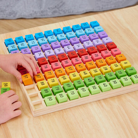 Wooden Hundred Square Sorting Frame  hi\-res