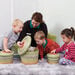 TTS Colourful Nesting Seagrass Storage Baskets  hi\-res
