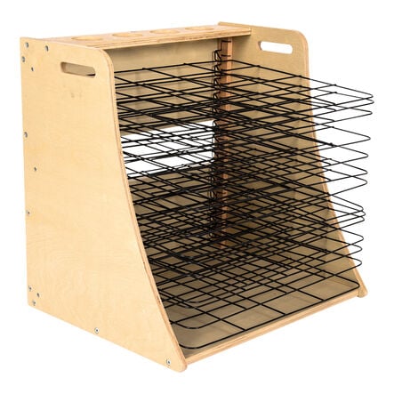 TTS Wooden Table Top Drying Rack 14 Shelves  hi\-res
